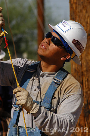 Lineman at work